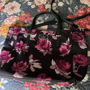 Kate Spade Nylon Tote in Hawthorne Lane Roses Print